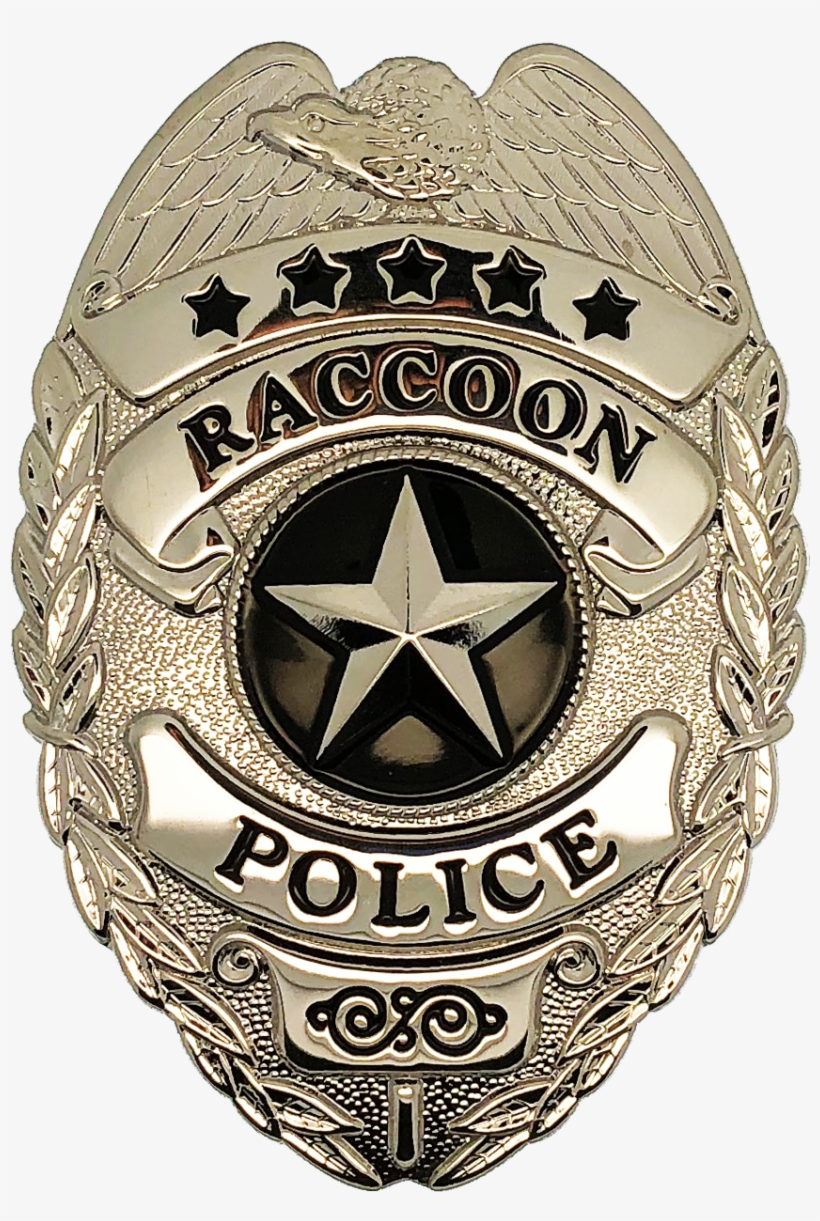 Resident Evil Raccoon Police Department Shield Badge - Raccoon Police Badge, transparent png