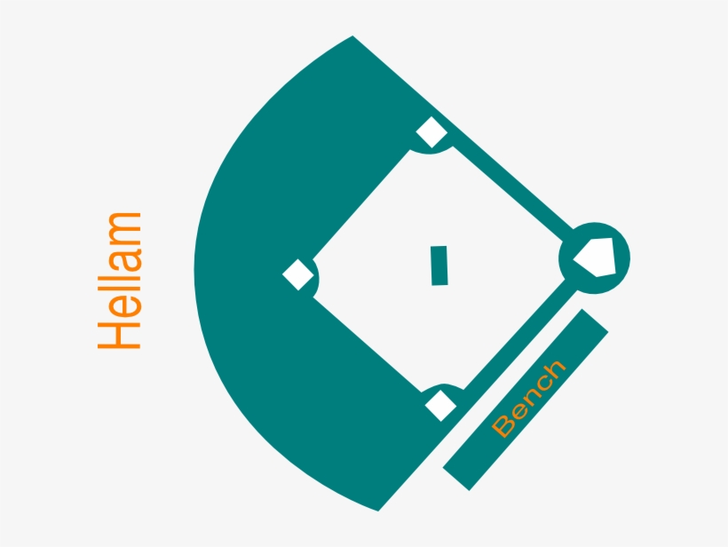 Baseball Field Blue Svg Clip Arts 600 X 536 Px, transparent png