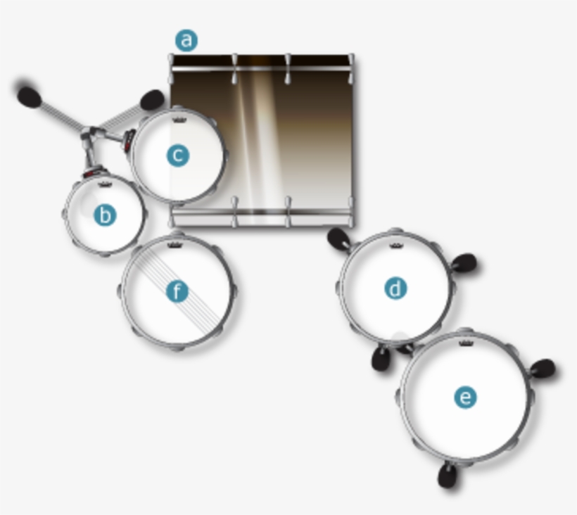 Drum Setup - Earrings, transparent png