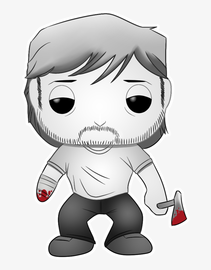 #02 Rick Grimes - Cartoon, transparent png