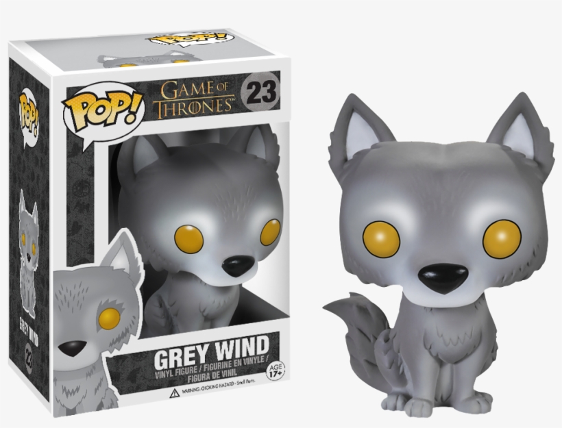 Game Of Thrones - Funko Pop Game Of Thrones Grey Wind, transparent png