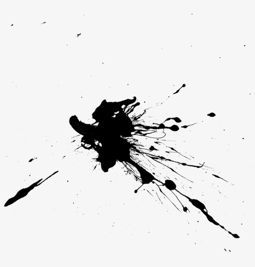 Paint Splatter Splash - Ink, transparent png