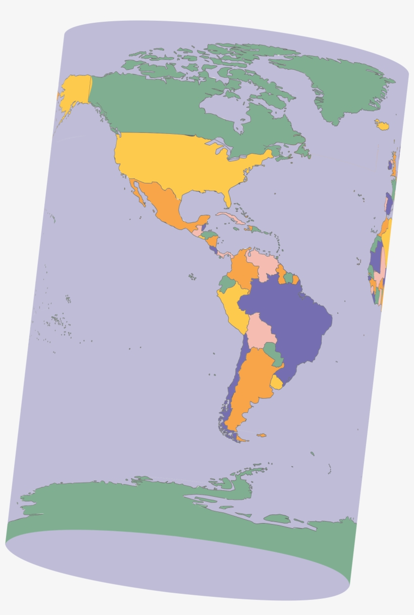 This Free Icons Png Design Of Political Map Earth Cylinder, transparent png