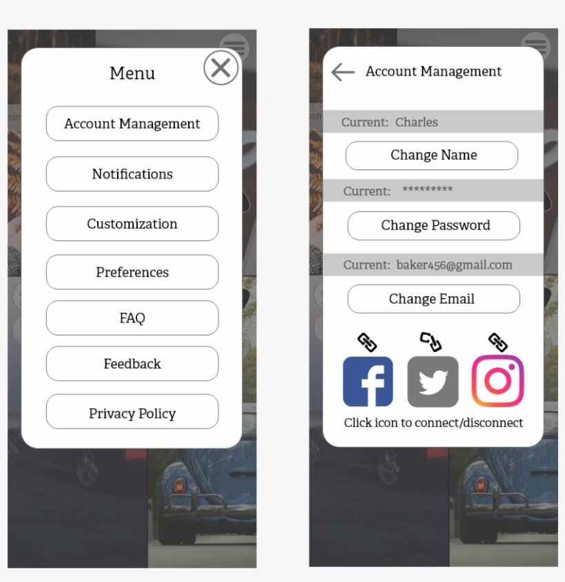 Once The User Clicks The Menu Icon, They Will Be Brought - Mobile Phone Case, transparent png