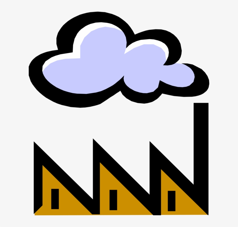 Vector Illustration Of Industrial Manufacturing Factory - Factory Symbol, transparent png