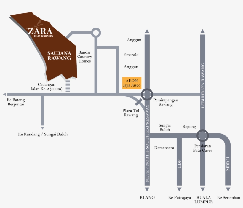 Property Details - Saujana Rawang Map, transparent png
