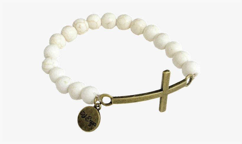 Bronze Cross Bracelet - Bead, transparent png