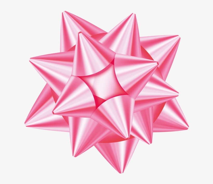 Pink Gift Bow - Blue Gift Ribbon .png, transparent png