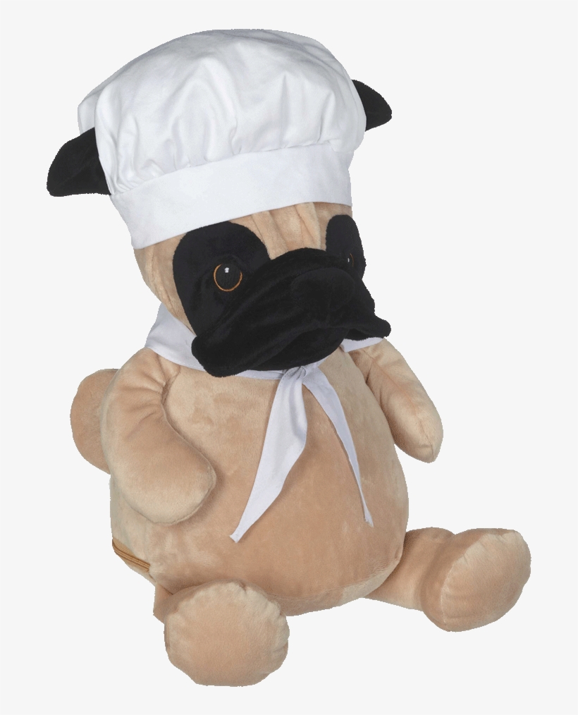 Chef Hat & Scarf Set - Pug, transparent png