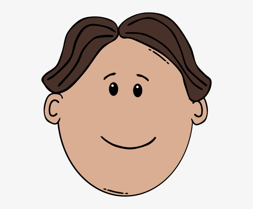 Man Face Clip Art - Cartoon Image Of Face, transparent png
