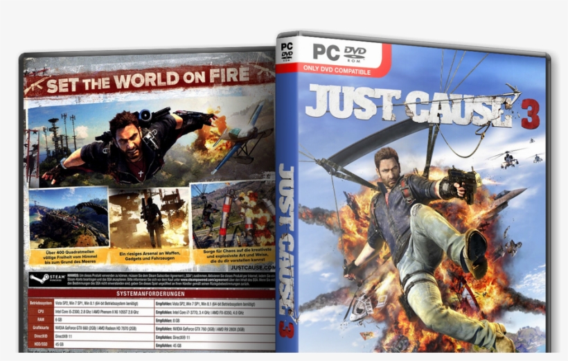 Apps And Software - Just Cause 3 Case, transparent png