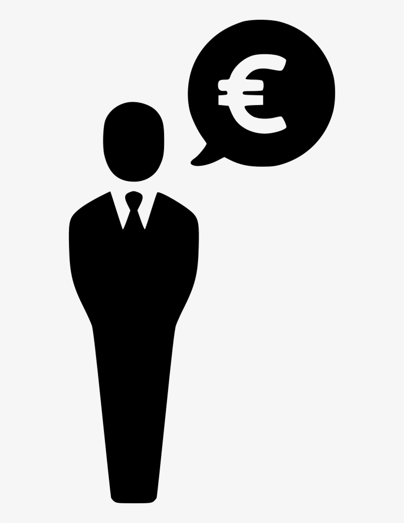 Clip Art Royalty Free Stock Euro Earnings Salesman - Salesman Icon Png, transparent png