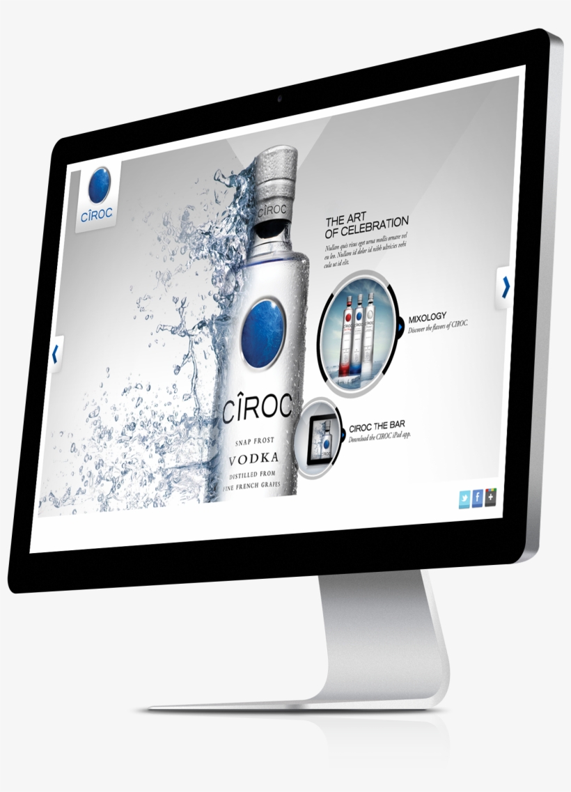 Ciroc Website - Gadget, transparent png