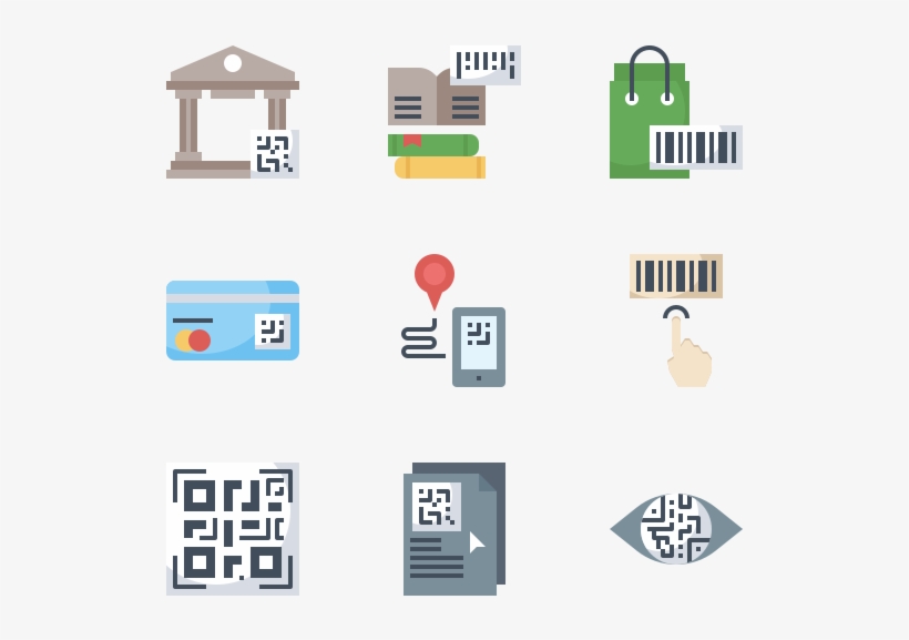 Barcode And Qr Code - Graphic Design, transparent png