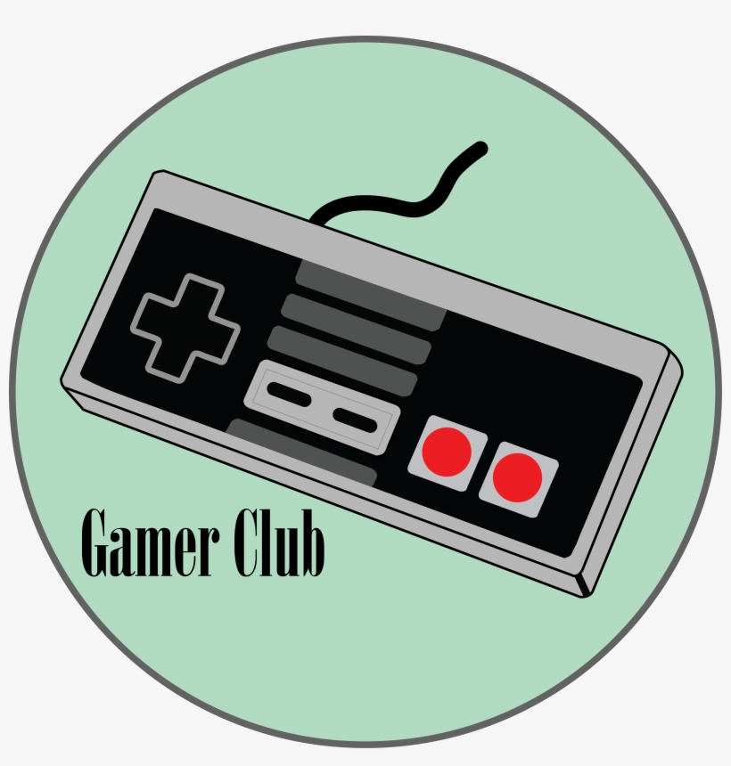 Girls Club Logo - Nes Game Controller, transparent png