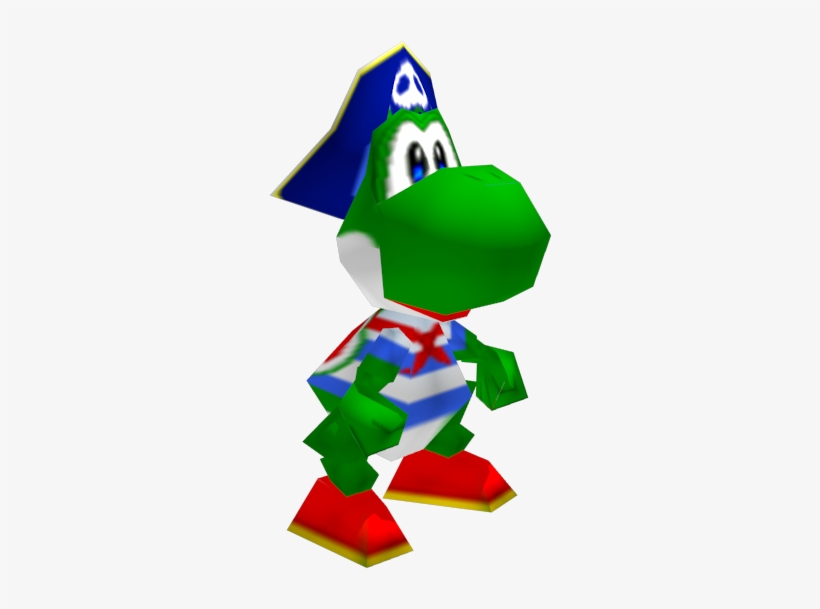 750 X 650 4 - Mario Party 2 Pirate Yoshi, transparent png