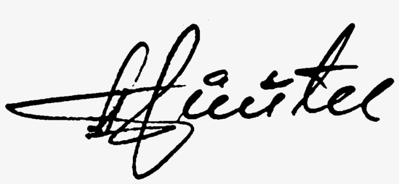 Signature Of Arnold Rüütel - Original Signature, transparent png