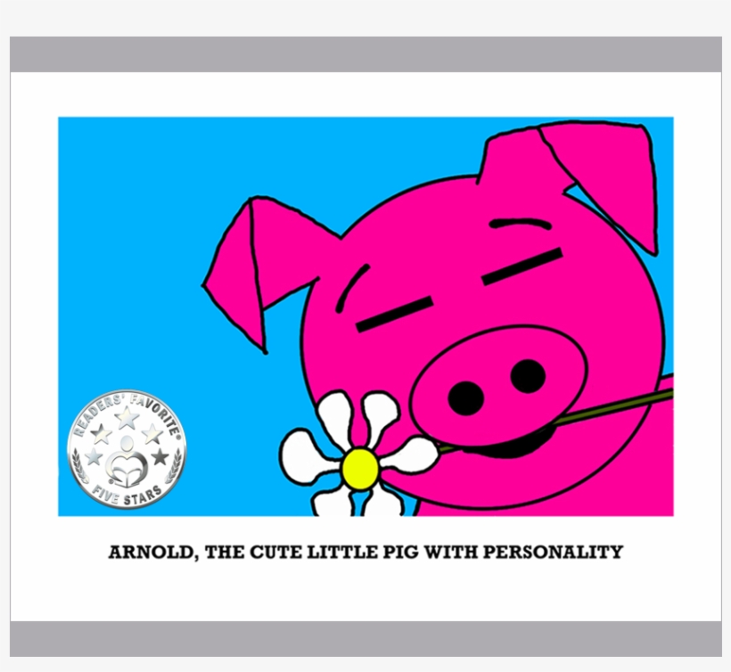 Arnold The Cute Little Pig With Personality - Cartoon, transparent png