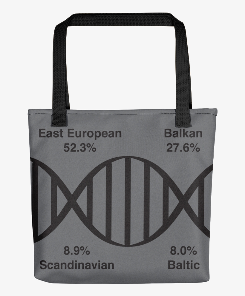 Black Dna Helix Tote Bag - Tote Bag, transparent png