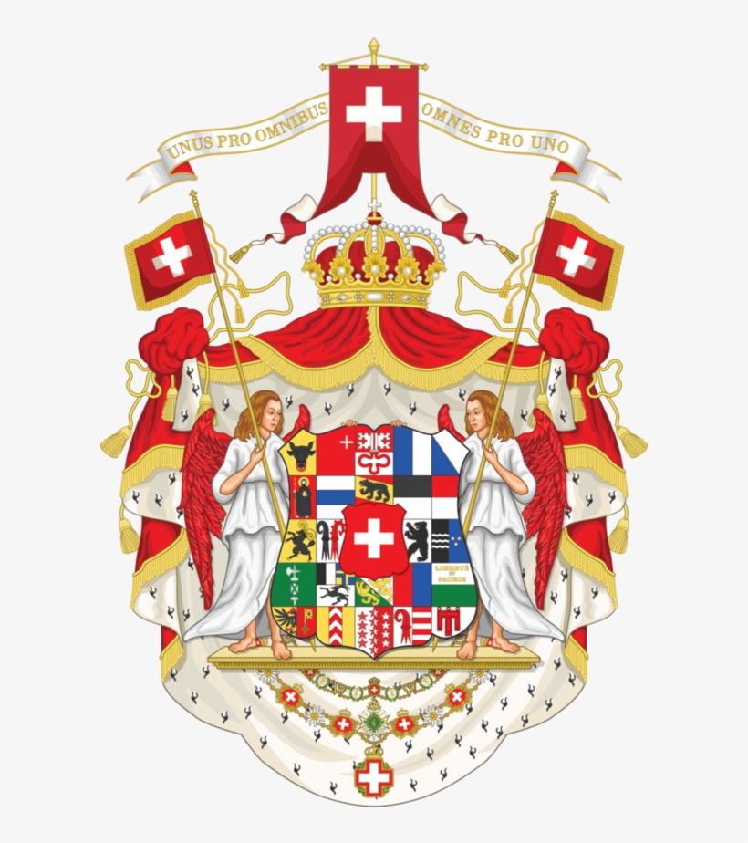 Royal Family Of Switzerland - Kingdom Of Switzerland Coat Of Arms, transparent png