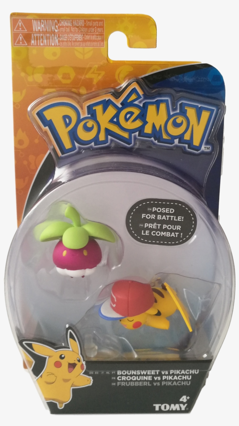 Bounsweet Vs Pikachu Tomy, transparent png