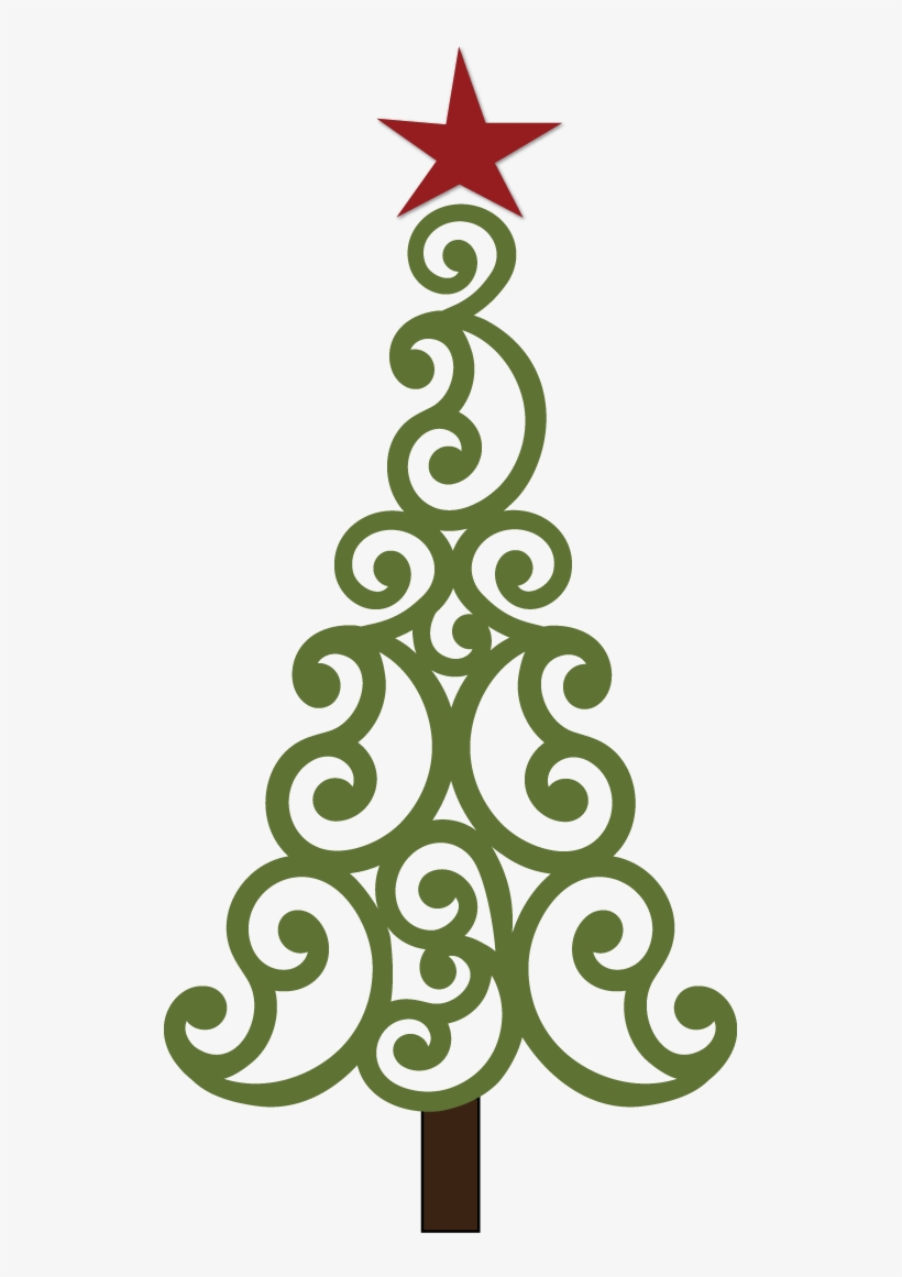 Christmas Tree Fancy - Circle, transparent png