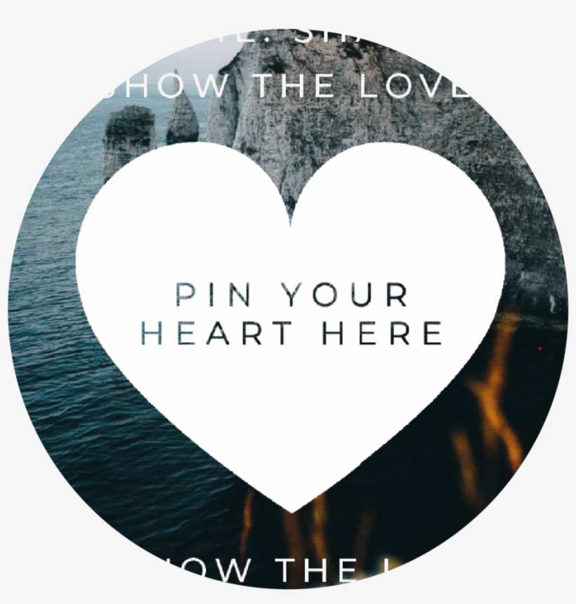 Show The Love Postcard - Heart, transparent png