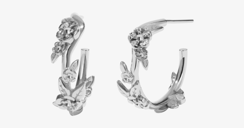Alba Hoop Earrings Small - Body Jewelry, transparent png