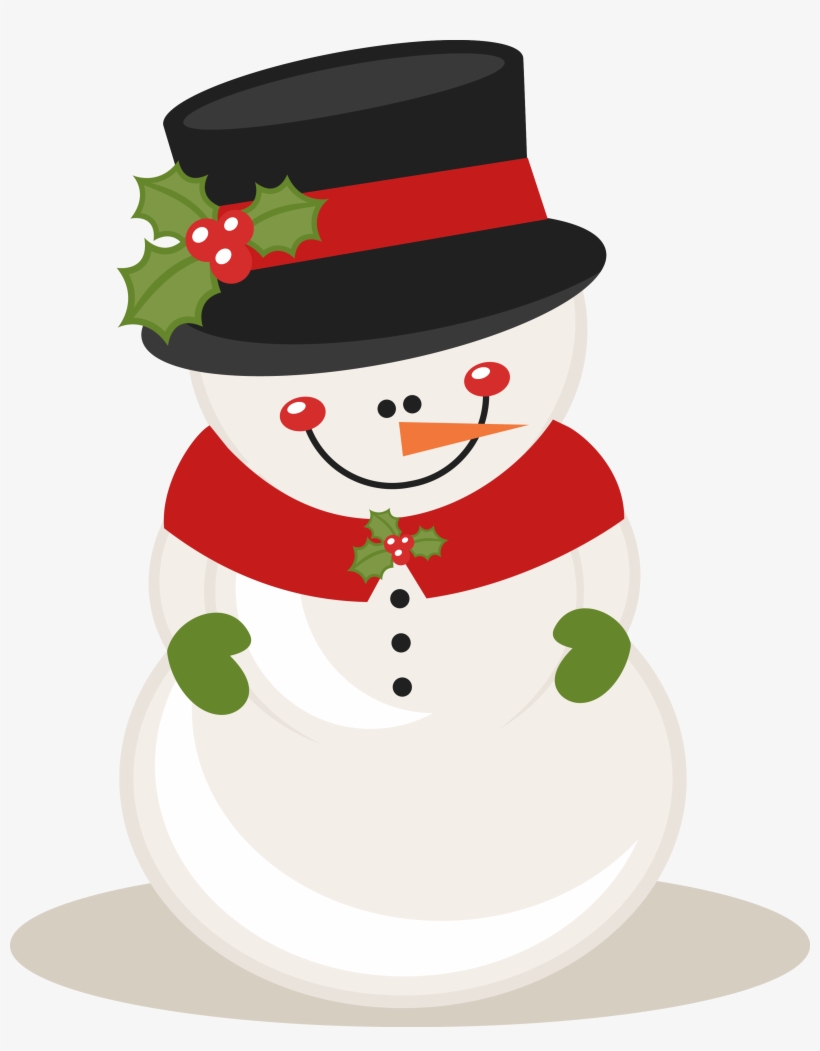 2833 X 3496 6 - Cute Christmas Snowman Clipart, transparent png