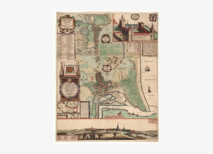 Aberdeen's Pirate History Uncovered - Old Map Of Aberdeen, transparent png