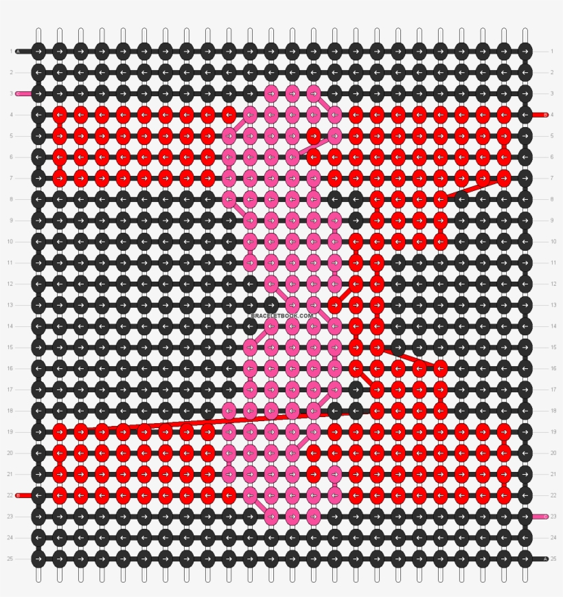 Download Preview - Friendship Bracelet Pattern, transparent png