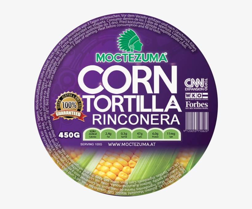 Tortilla Rinconera Nixtamalized Corn 450g - Corn Tortilla, transparent png