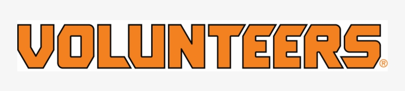 Tennessee Volunteers Iron On Stickers And Peel-off - Orange, transparent png