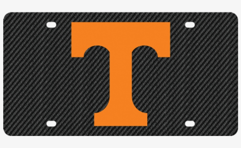 University Of Tennessee Volunteers Carbon Fiber License - Big Banana, transparent png