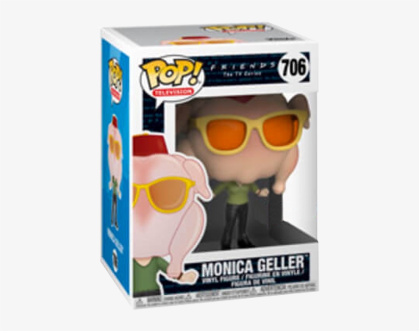 Monica With Turkey Us Exclusive Pop Vinyl Figure - Monica Geller Funko Pop, transparent png