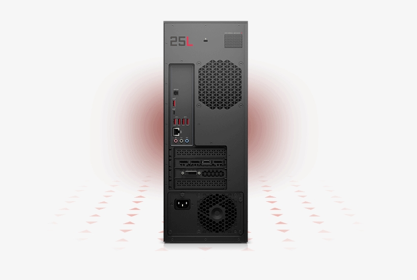 Omen Obelisk Rear Ports View - Hp Omen Obelisk 875 0014, transparent png