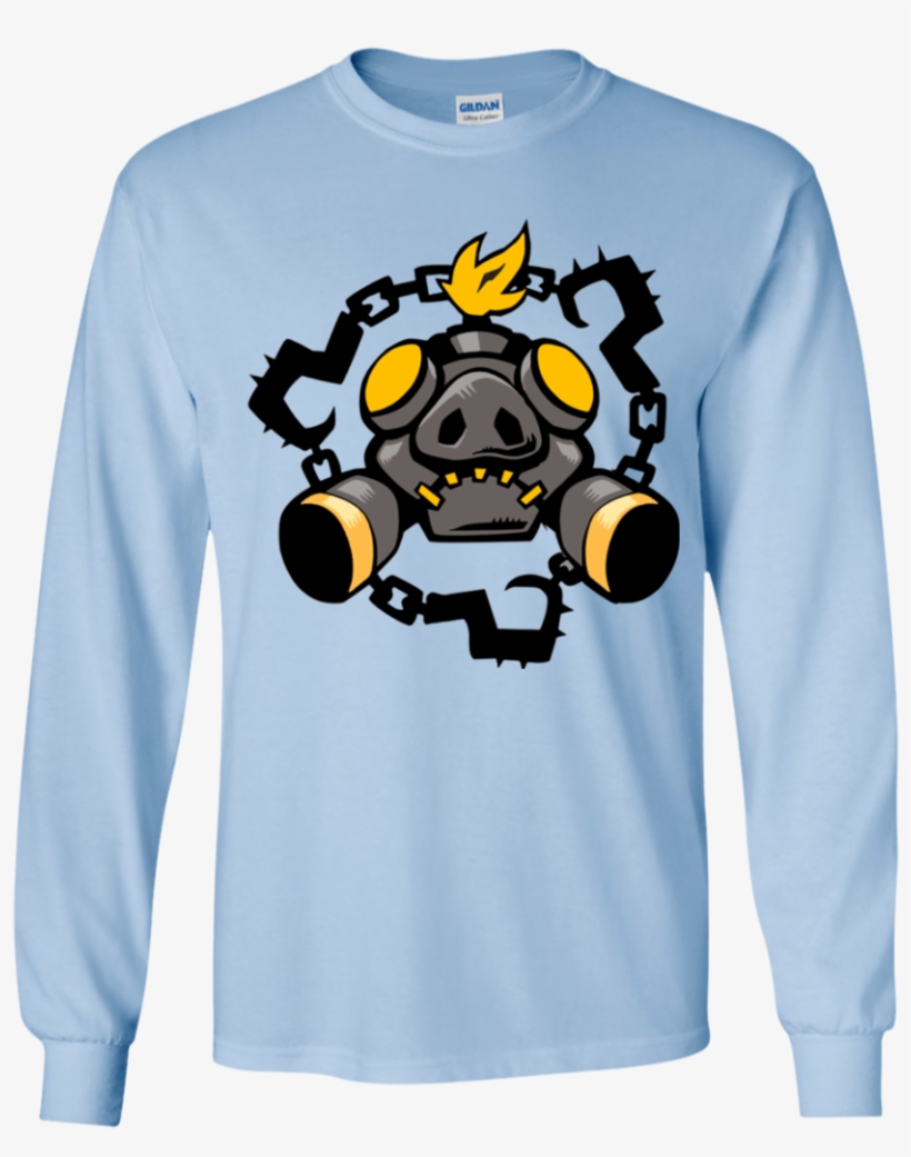 Overwatch Roadhog Chains Spray Youth - T-shirt, transparent png