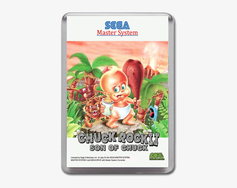 Chuck Rock 2 Sega Master System Game Inspired Fridge - Chuck Rock 2 Sega Genesis, transparent png