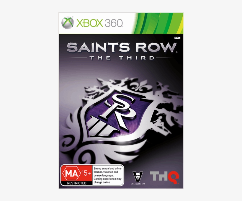 1 Of - Saints Row The Third Xbox 360, transparent png