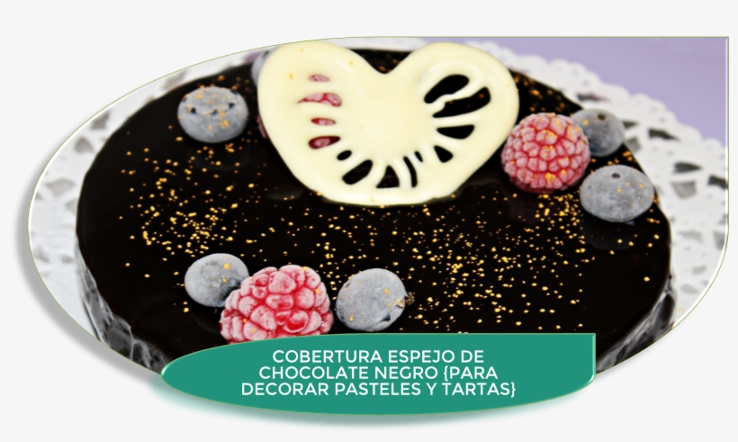 Cobertura Espejo De Chocolate Negro {para Decorar Pasteles - Royal Icing, transparent png