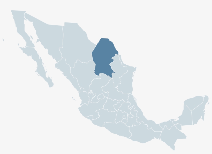 Coahuila - Veracruz Mexico Map Png, transparent png