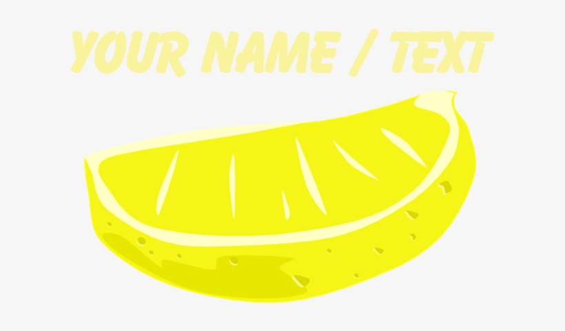 Custom Lemon Wedge Flask - Saba Banana, transparent png