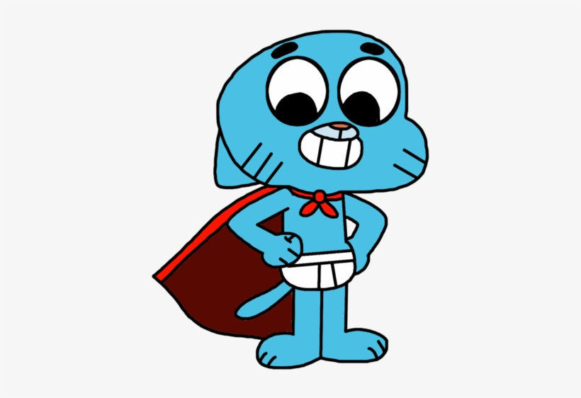 Gumball Watterson As Captain Underpants By Marcospower1996 - Gumball Captain Underpants, transparent png