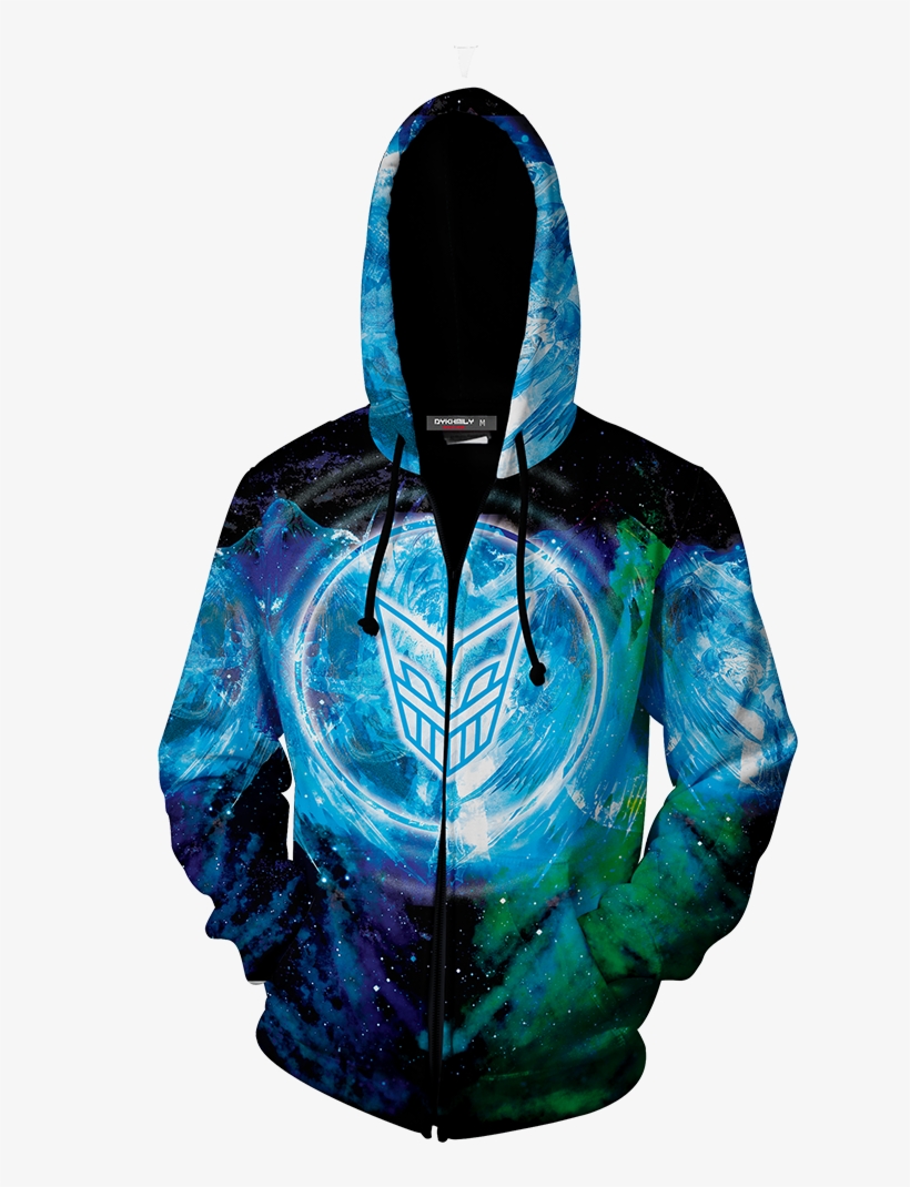Yu Gi Oh Stardust Dragon 3d Zip Up Hoodie Fullprinted - Hd Hoodies, transparent png