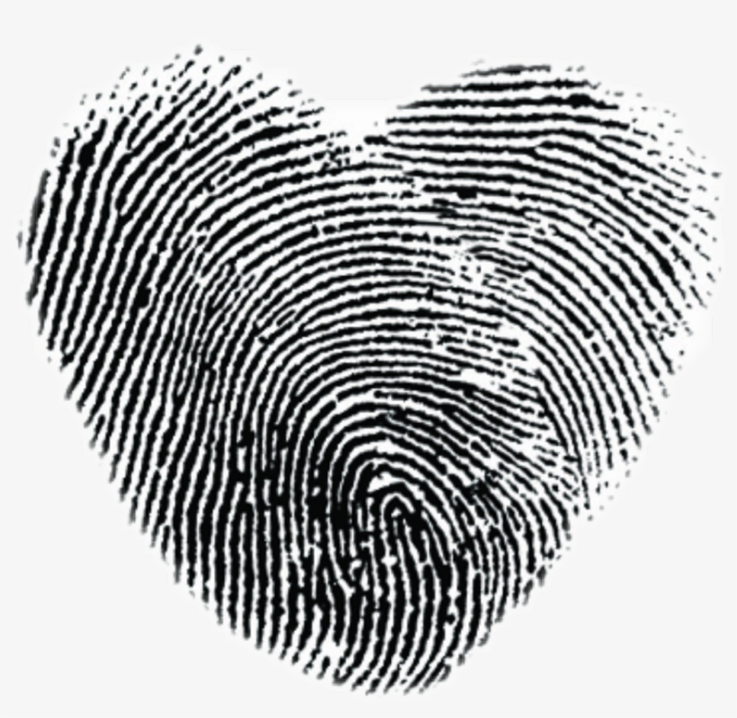 Heart Sticker - Thumb Print, transparent png
