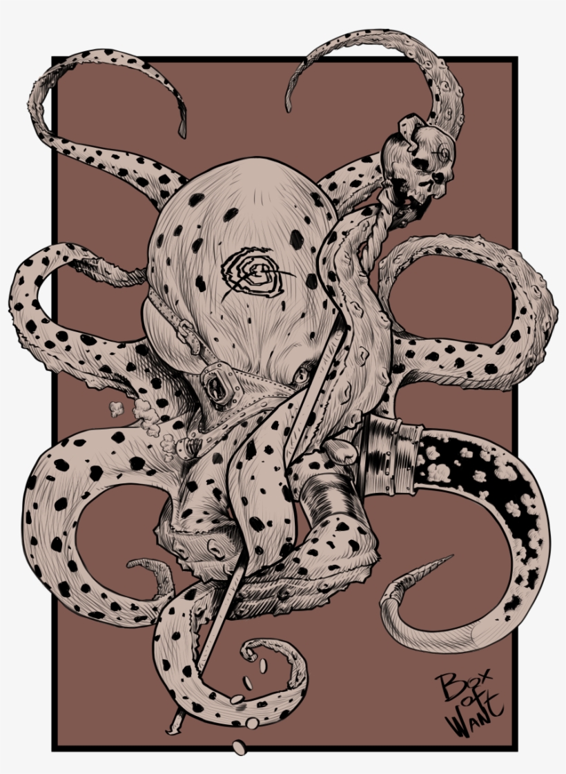 Octopus Necromancer - Illustration, transparent png
