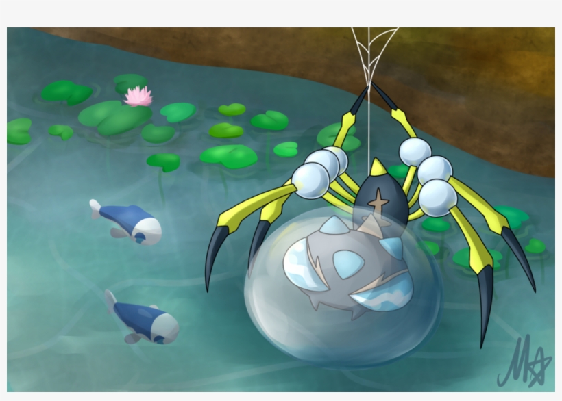 View Araquanid By Maruipanamka-das0l90 , - Pokemon Araquanid, transparent png