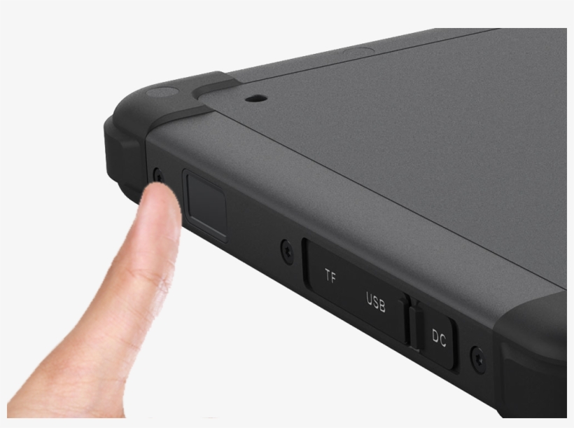 Android Tablet With Fingerprint-thumbprint Scanner - Electronics, transparent png