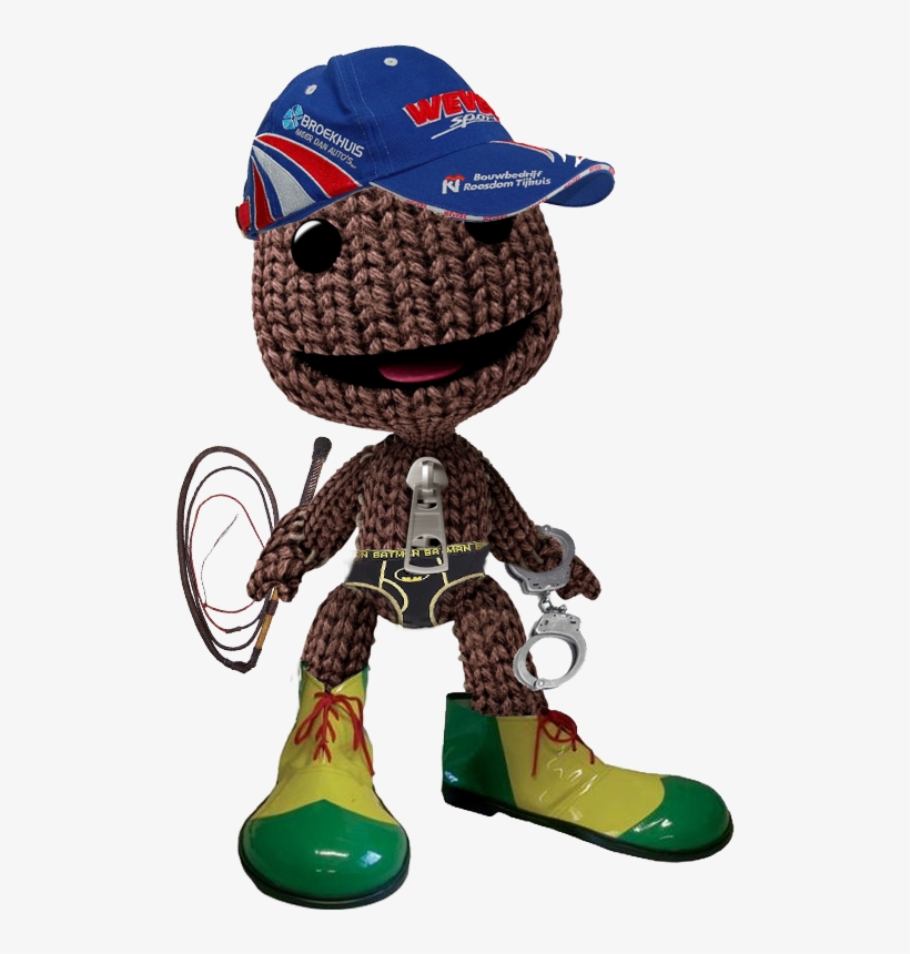 Dominating-sackboy - Little Big Planet Head, transparent png