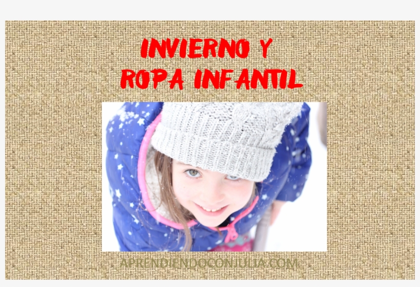 La Ropa Infantil Para El Invierno - Girl, transparent png